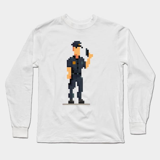 Policeman Long Sleeve T-Shirt by analao